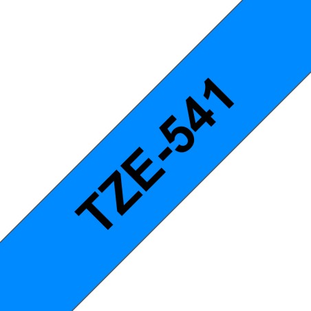 Brother Tape Black on Blue 18mm